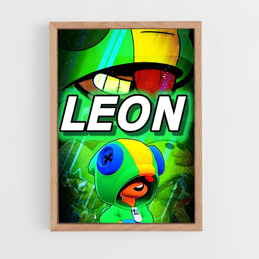 Poster Leon la Légende – affiche Brawl Star (vue 4)